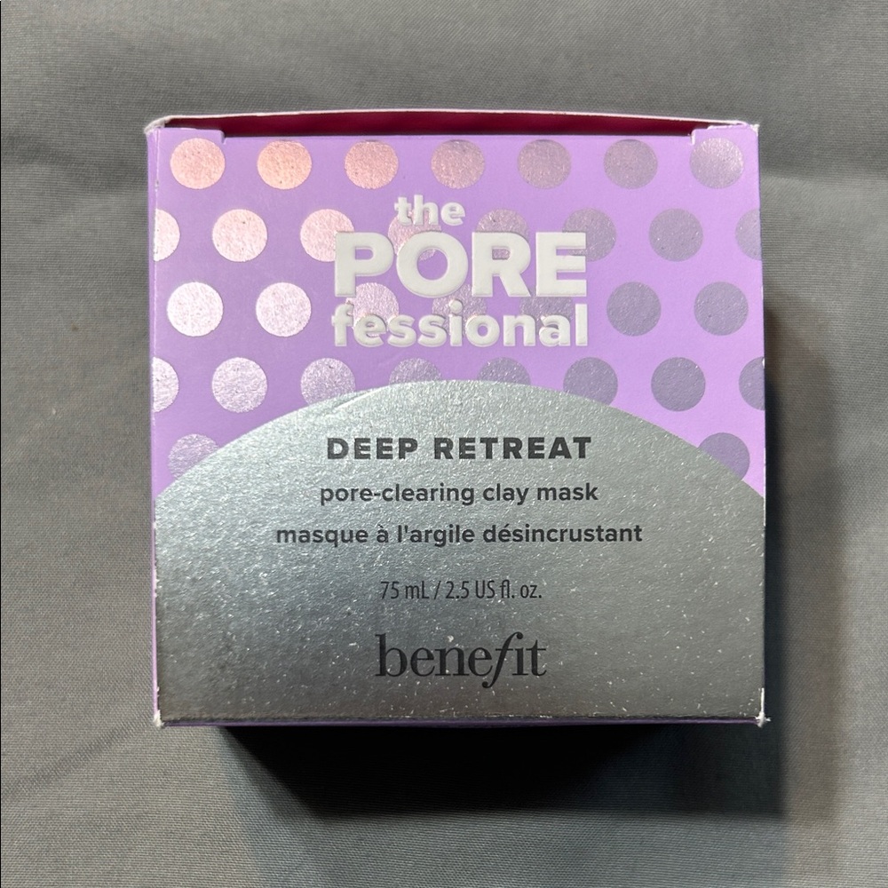 Benefit POREfessional Deep Retreat Mask in Purple and Silver